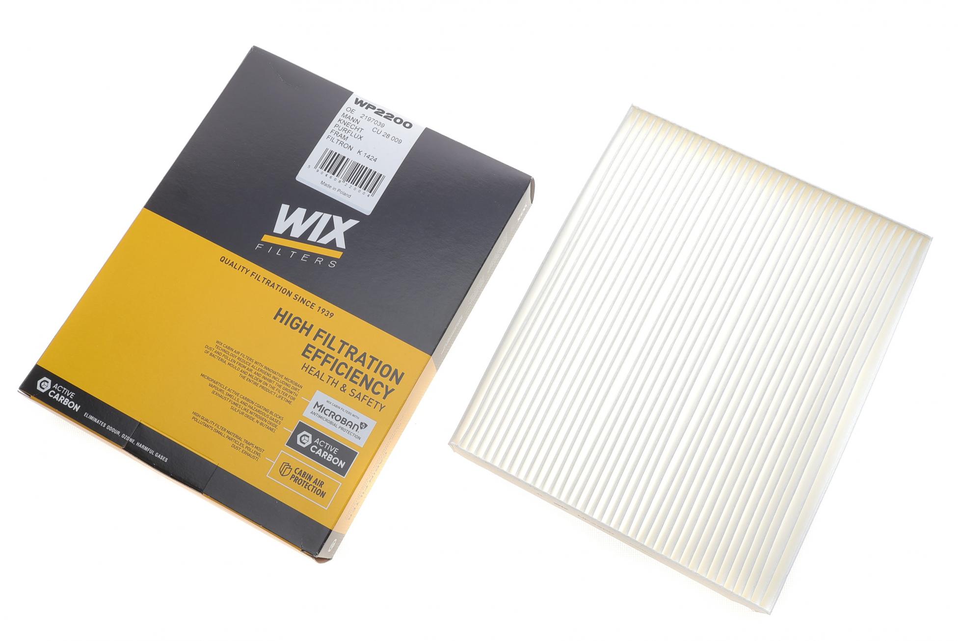 WP2200 WIX FILTERS
